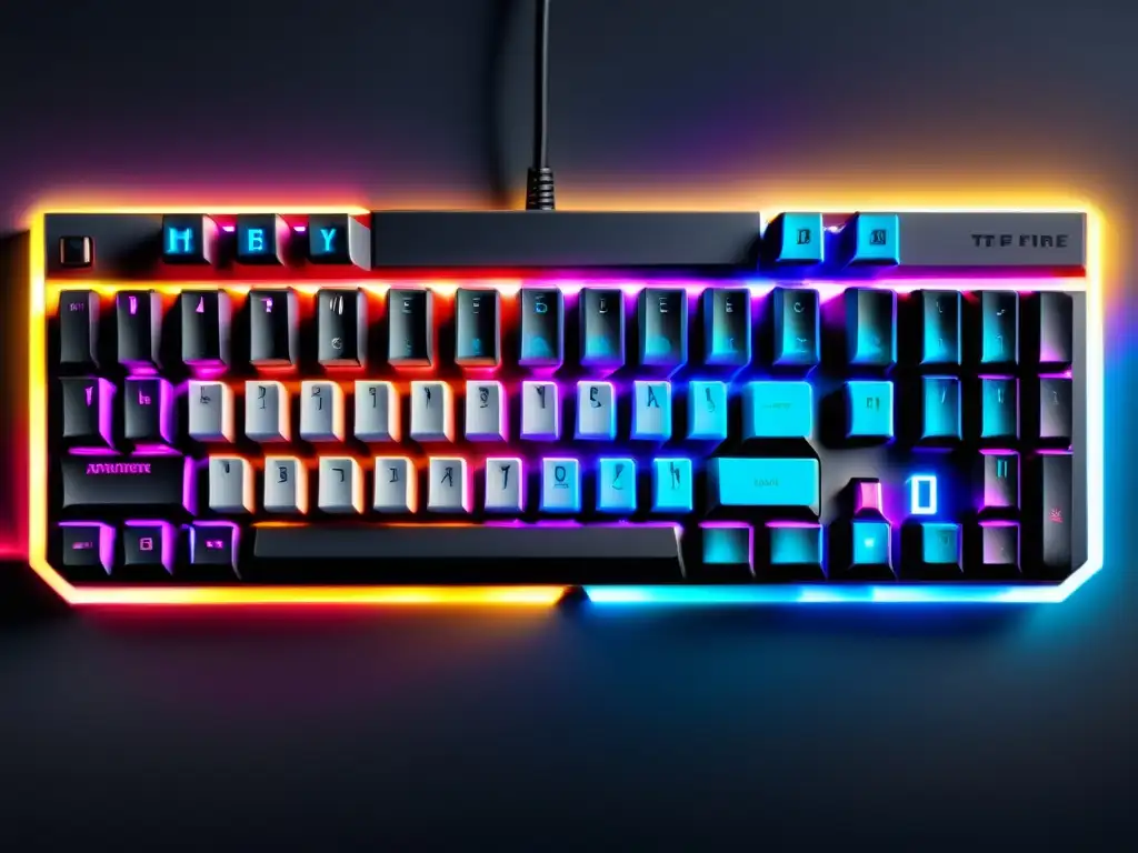 Teclado gaming ultramoderno para Free Fire Imagen de uno de los mejores teclados gaming para Free Fire