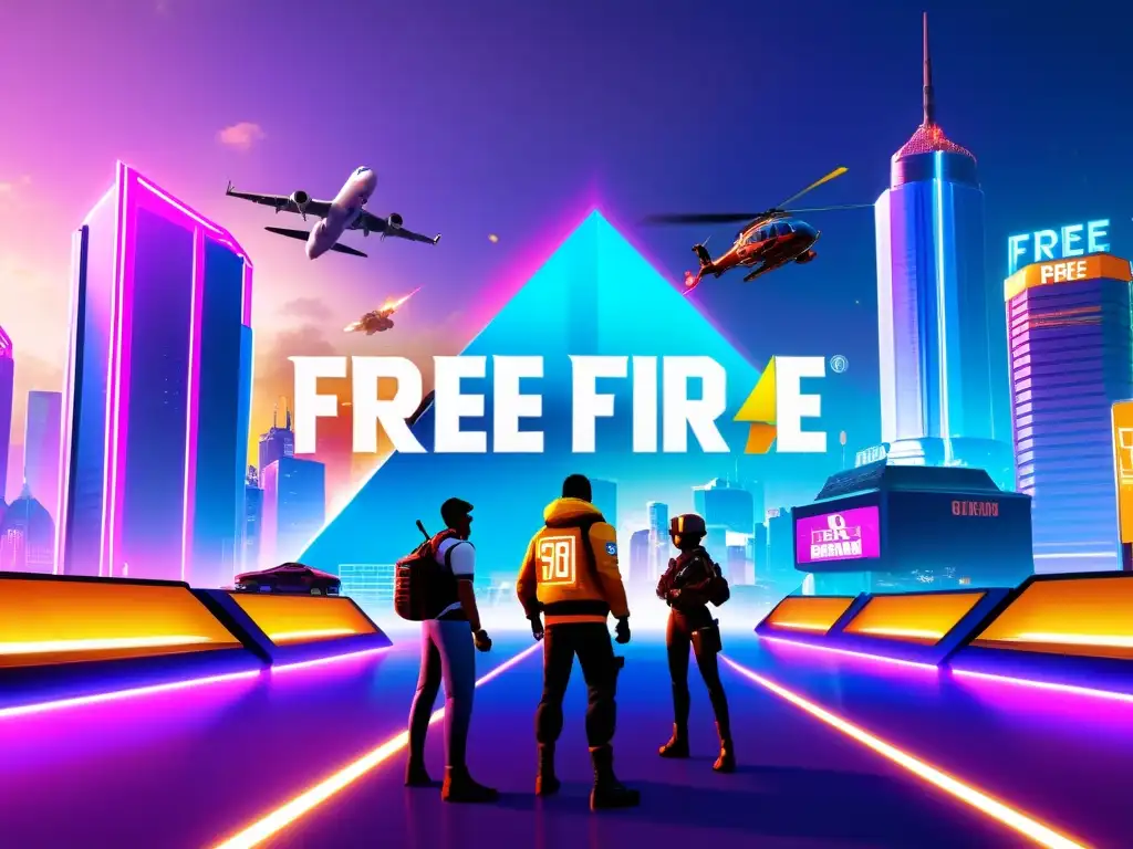En la vibrante economía de Free Fire, los jugadores realizan una administración eficaz de recursos en un mercado futurista y dinámico